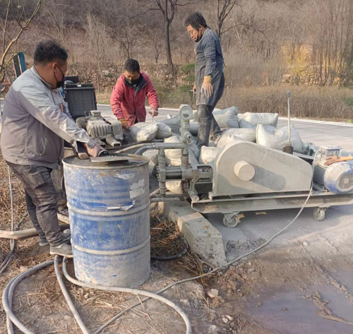 镇安路面下沉注浆